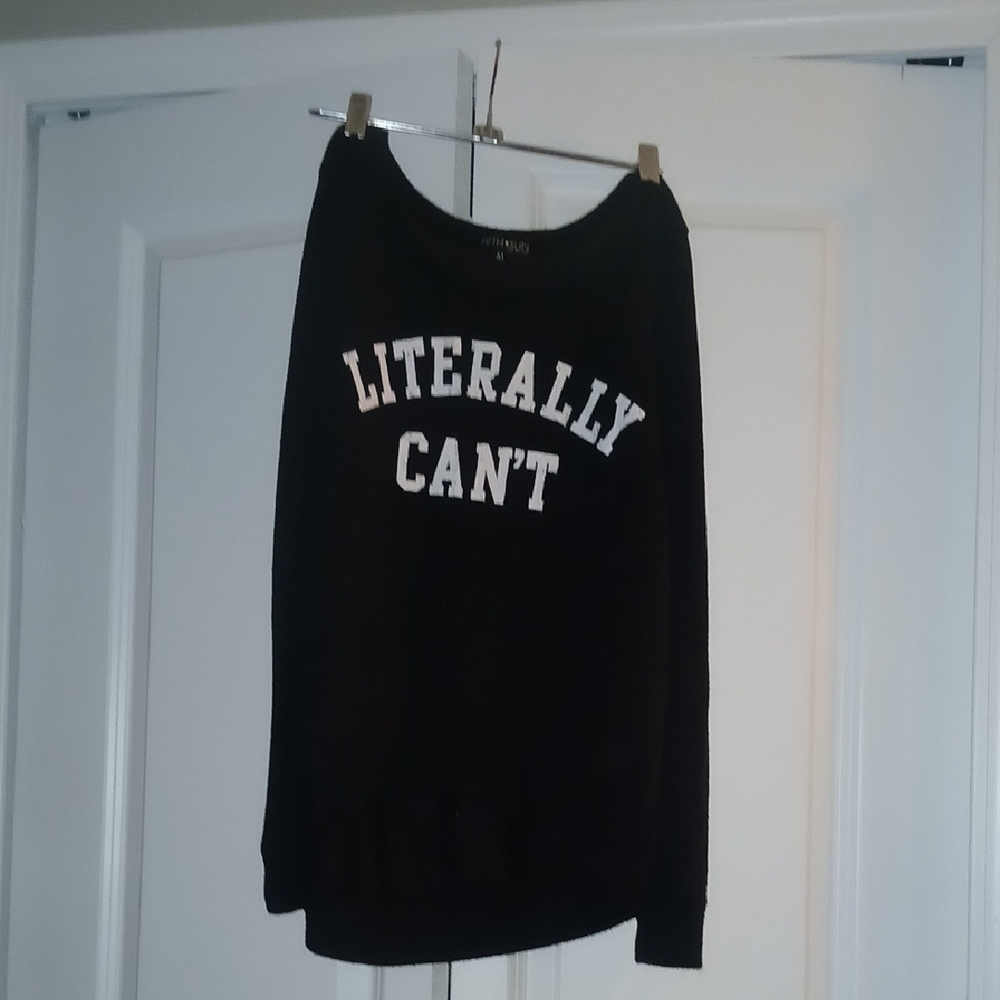Fifth Sun Black Knit Top